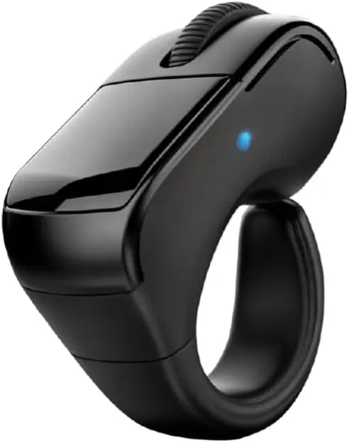AirKlc Finger Ring Mouse, Bluetooth Touchpad, Cursor Control, Video Scroll, Compatible with PC, Laptop, Mobile, Tablet
