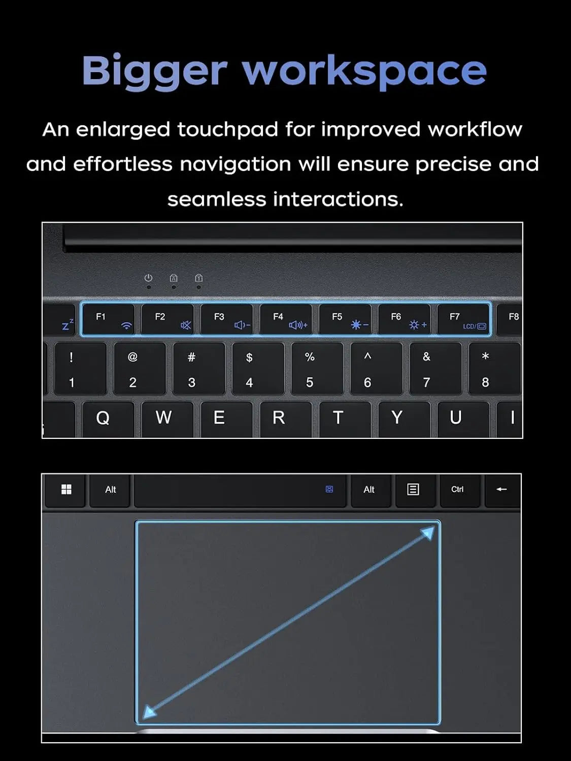 2025 Laptop, Laptop Computer with Intel Quad-Core Processor(Up to 3.6GHz), 16GB DDR4 512GB SSD Windows 11 Laptop, 16.0" IPS 1080P, USB3.2, Long Battery Life