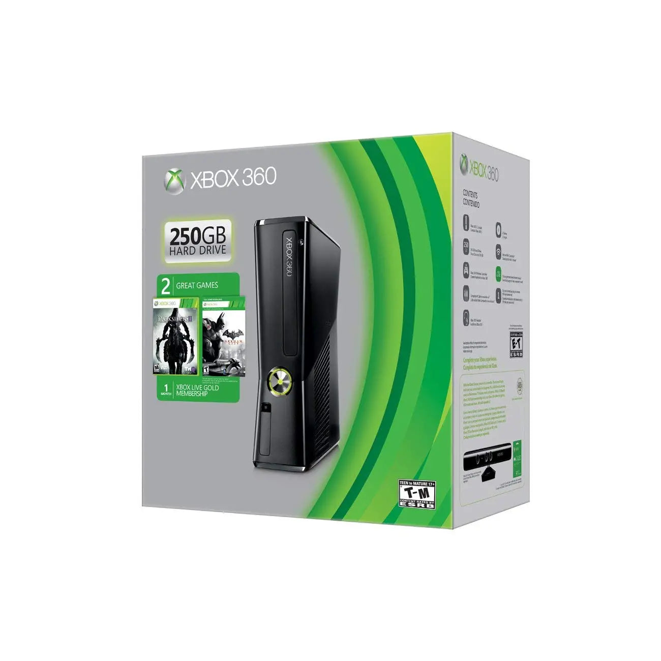 Microsoft Xbox 360 250GB Spring Value Bundle (Renewed)