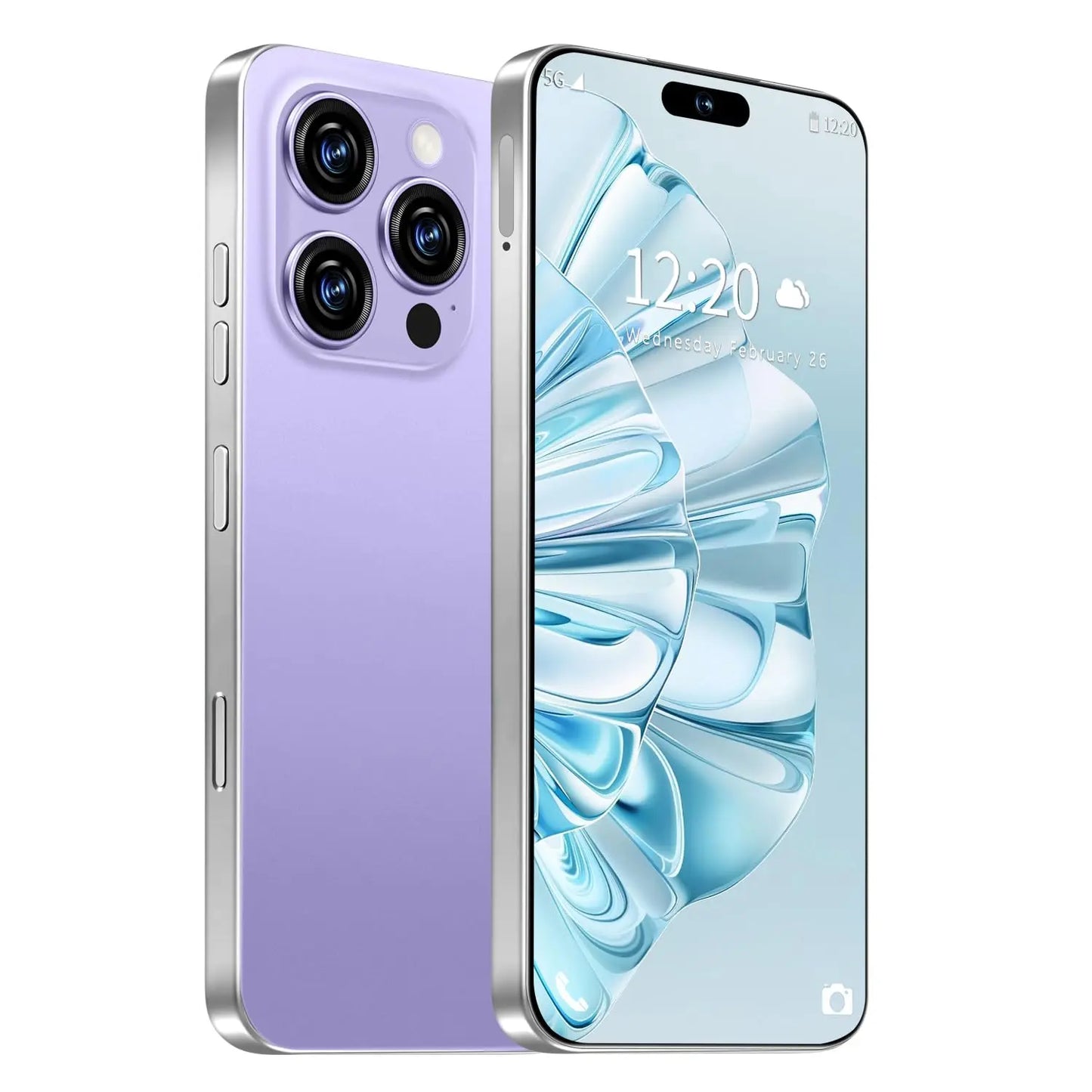 I16 PROMAX Unlocked Phone, 6.99inch Cell Phone with Android 13 12GB+512GB 7000mAh Long Battery Life, HD Screen Smartphone with Dual SIM, Fingerprint Lock, Face ID, Photos 5G Phone (Deep Green)
