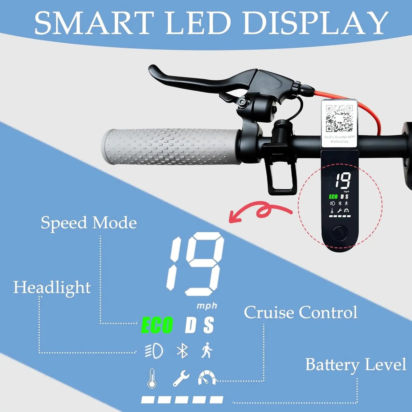 Electric Scooter for Adults- 10.4Ah Battery 350W(500W Peak) Motor, ≥19MPH & 25 Miles Long Range, 8.5'' Solid Tires Foldable with Dual Brake, Lightweight Portable Commuter E Scooter for Urban Travel