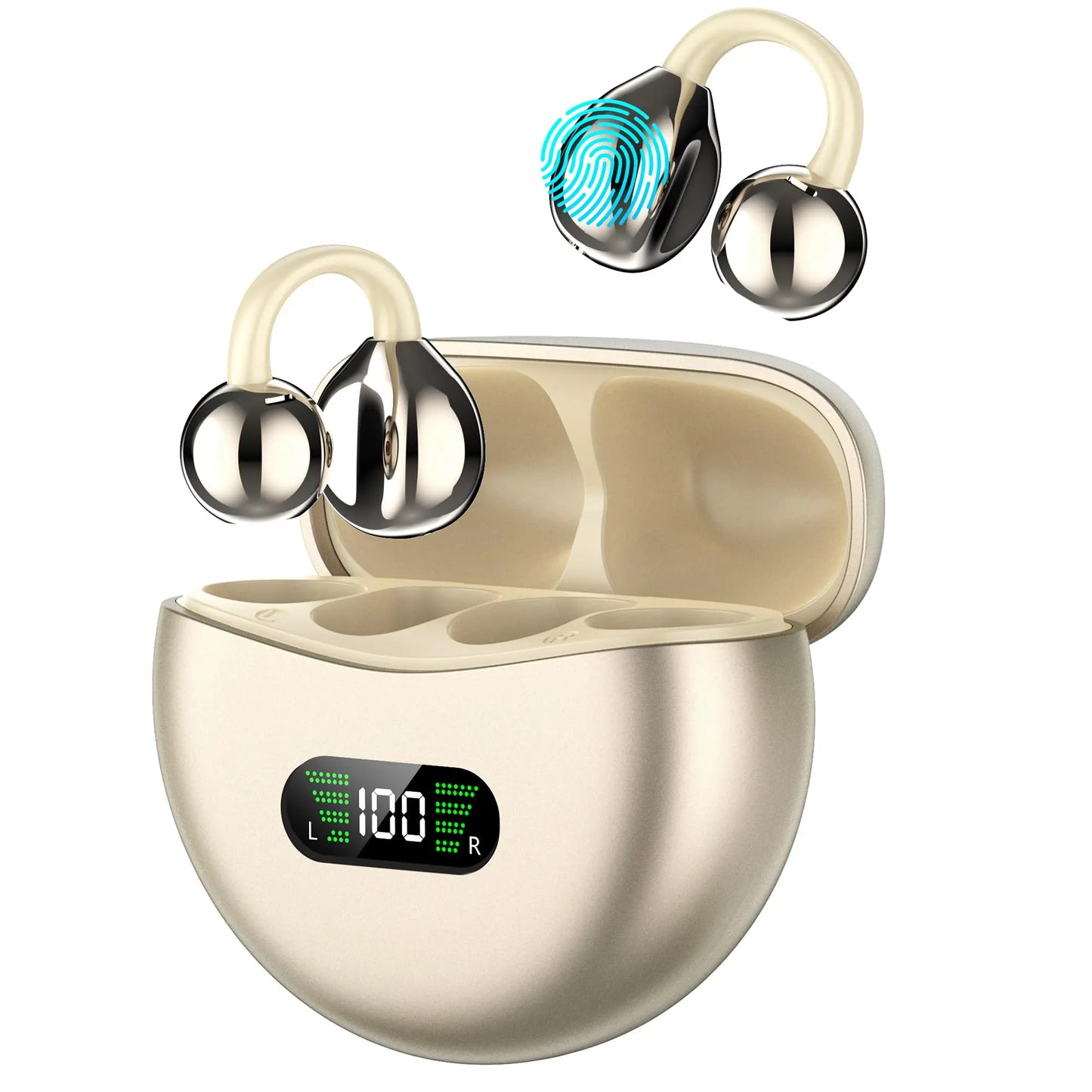 Language Translation Earbuds, 3-in-1 AI Real Time Translator Earbuds,Compatible with iOS & Android, Ideal for Travel, Work & Study-Black