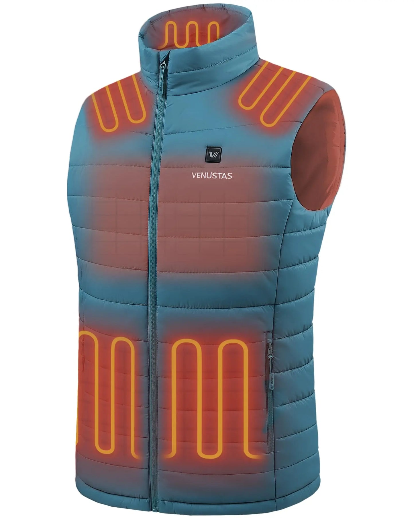 Venustas Men's Heated Vest with Battery, Lightweight Quilted Vest for Men