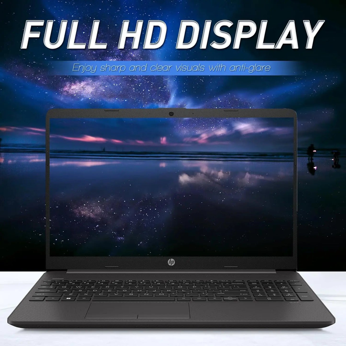 HP 15 FHD Business UltraBook Laptop • 16GB RAM • 256GB PCIe SSD • Powerful AMD Performance • Copilot AI-Ready • Ethernet Port • Long Battery Life • Windows 11 Pro – Built for Professionals