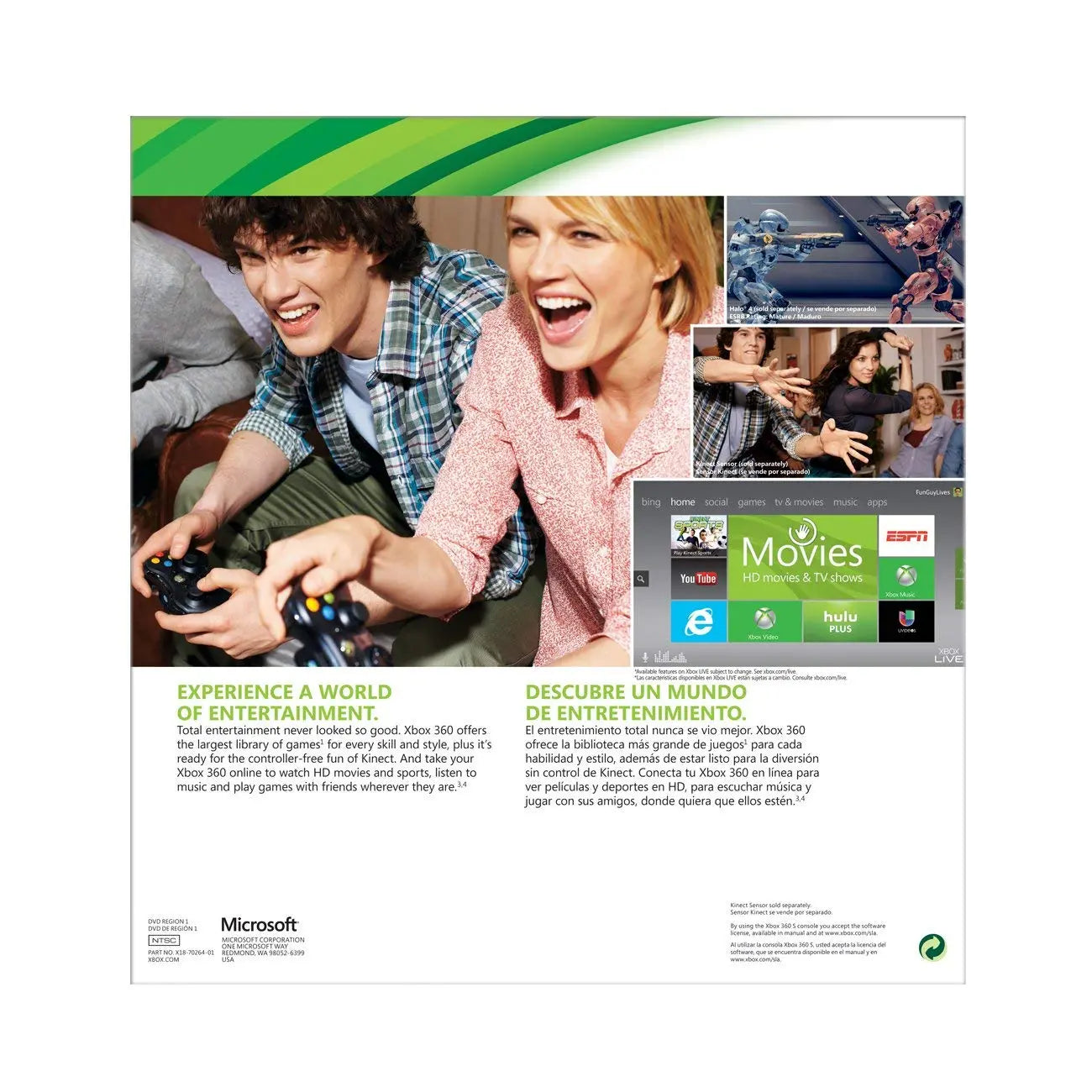 Microsoft Xbox 360 250GB Spring Value Bundle (Renewed)
