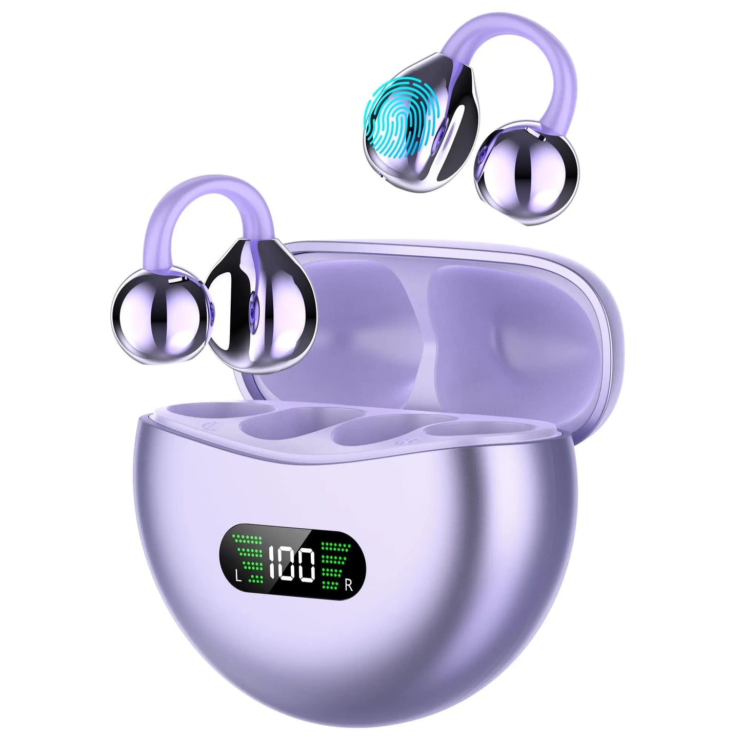 Language Translation Earbuds, 3-in-1 AI Real Time Translator Earbuds,Compatible with iOS & Android, Ideal for Travel, Work & Study-Black