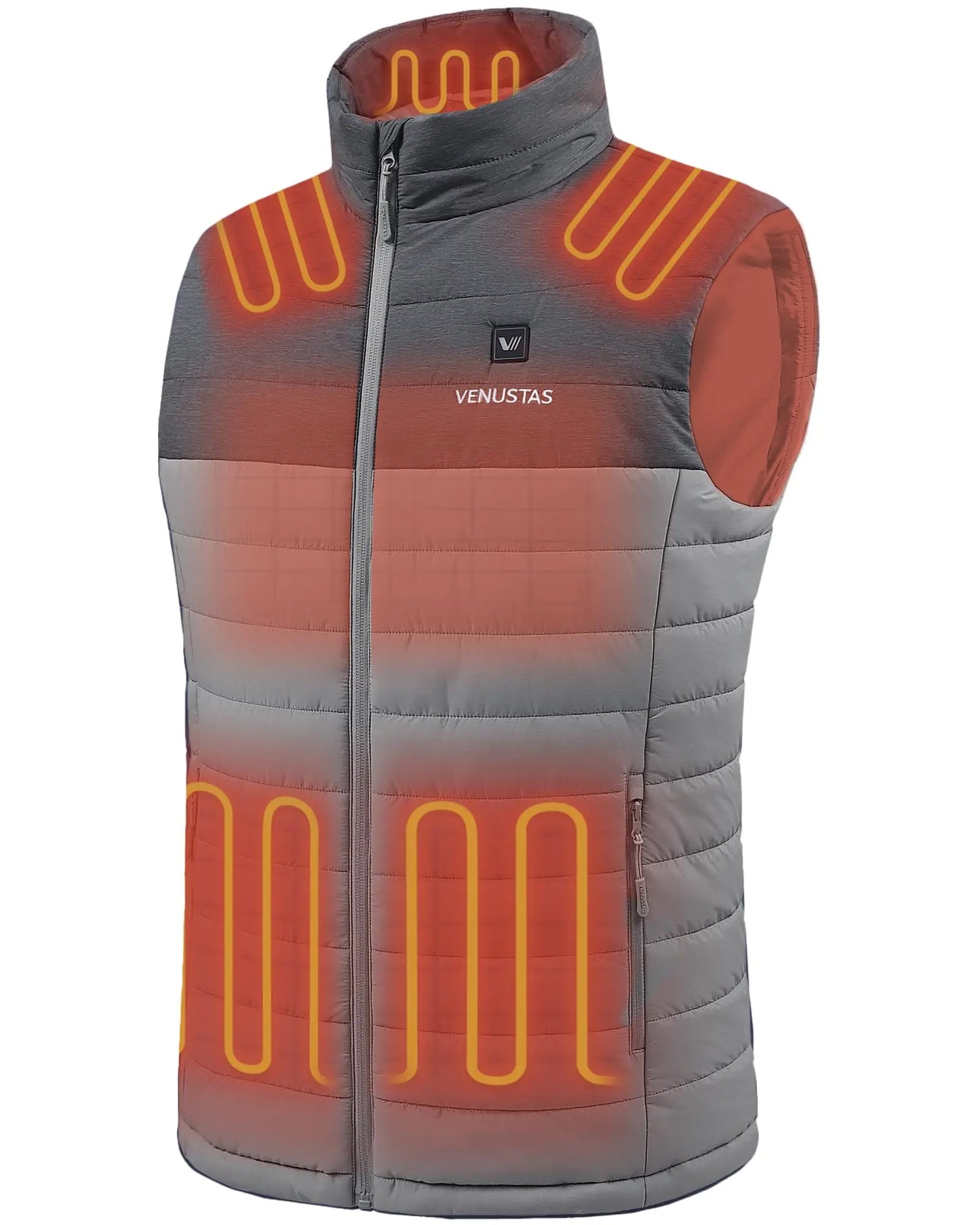 Venustas Men's Heated Vest with Battery, Lightweight Quilted Vest for Men