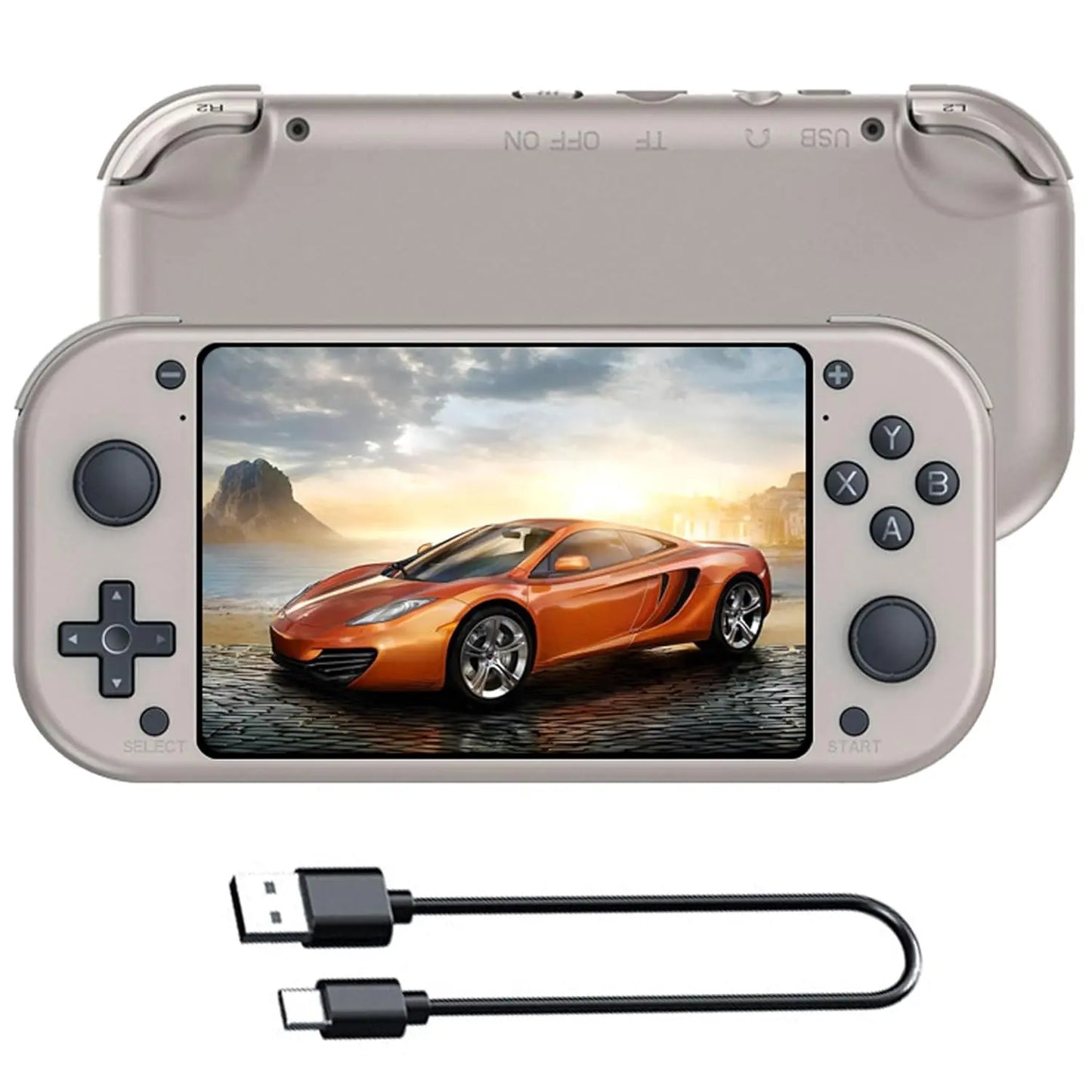SJWOW M17 Retro Handheld Game Console With 20000+ Games, 4.3-inch IPS Screen, Open Source Linux System, Portable - 128G