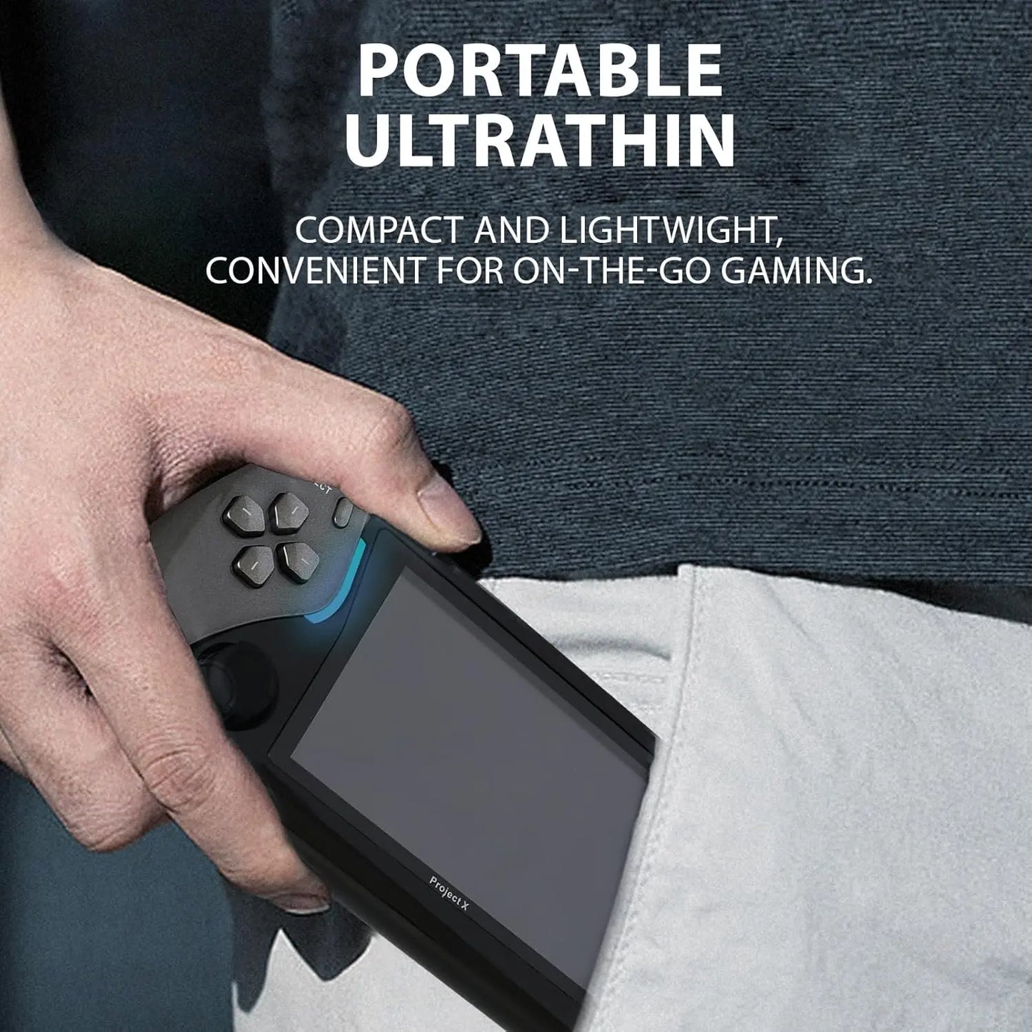 ugtenversi Handheld Retro Game Console Linux System 20+ Emulator 64G TF Card 15000+ game, Portable Retro Game Console 4. 3-inch IPS Screen (Black)
