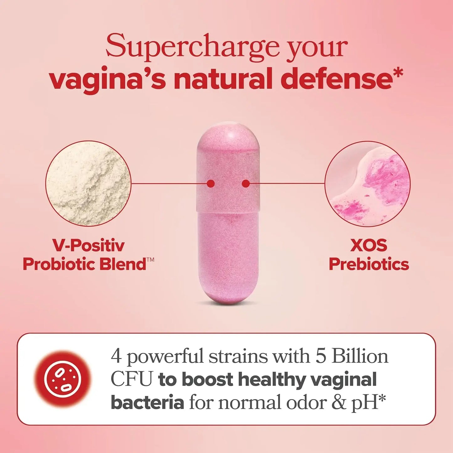 O Positiv URO Vaginal Probiotics for Women pH Balance with Prebiotics & Lactobacillus Probiotic Blend - Vaginal Health Supplement - Promote Healthy Vaginal Odor & Vaginal Flora, 60 Count (Pack of 1)