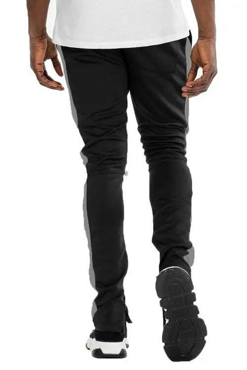 HOLIDAY TRACK PANTS- BLACK/ GREY - Amazing Hot Prices For You