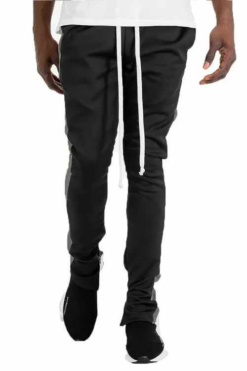 HOLIDAY TRACK PANTS- BLACK/ GREY - Amazing Hot Prices For You
