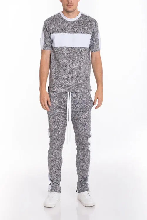 ELEPHAN PRINT PANTS- WHITE - Amazing Hot Prices For You