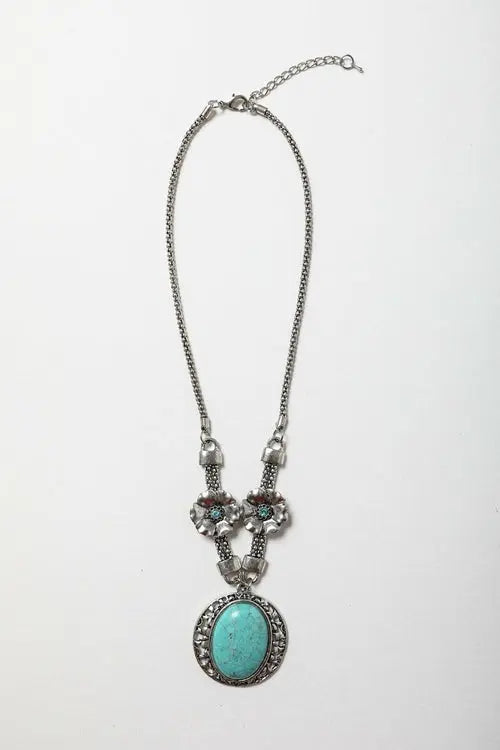 Turquoise Florette Necklace Amazing Hot Prices For You