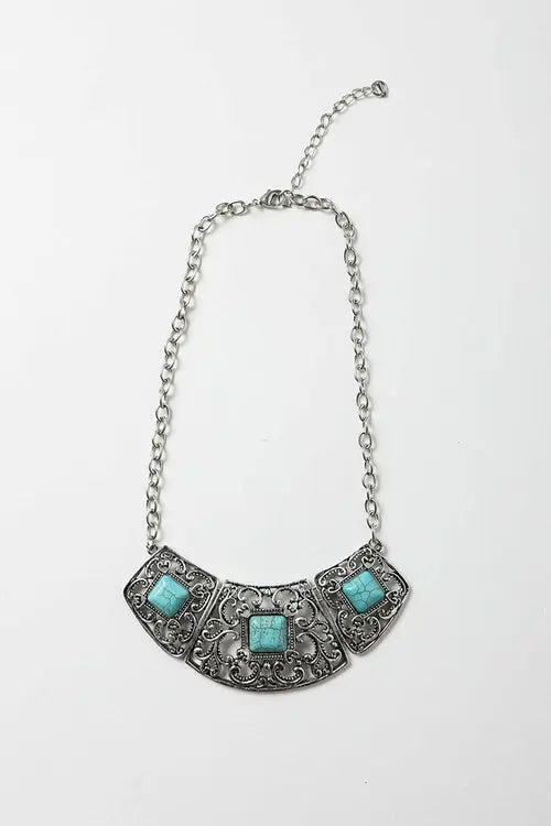 Turquoise Deco Necklace Amazing Hot Prices For You