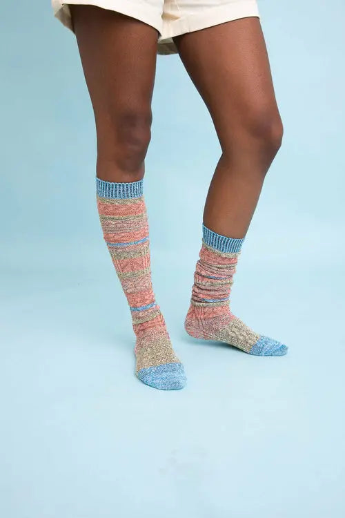 Boho Stripe Boot Socks Amazing Hot Prices For You