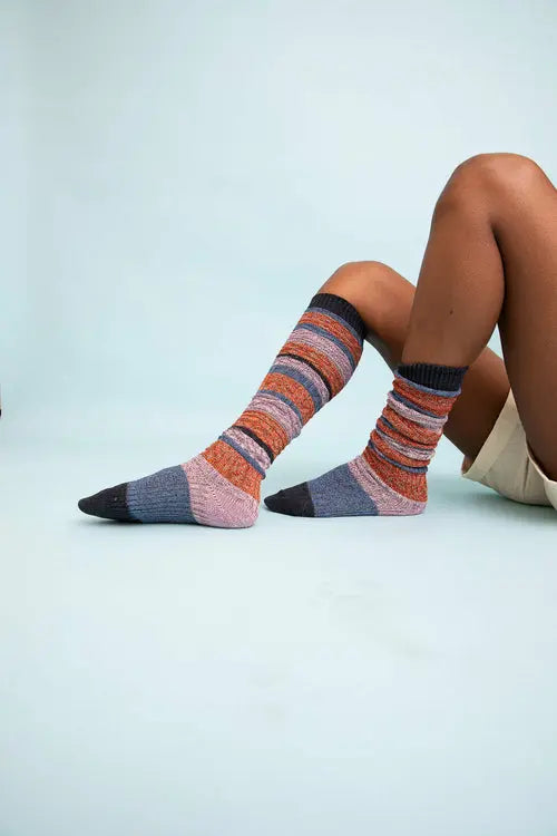 Boho Stripe Boot Socks Amazing Hot Prices For You