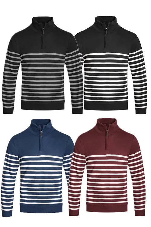 Quarter Zip Up Sweater - Amazing Hot Prices For You