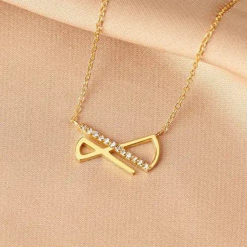 Infinite Necklace for Women, Infinity Necklace With Stone, White CZ Amazing Hot Prices For You