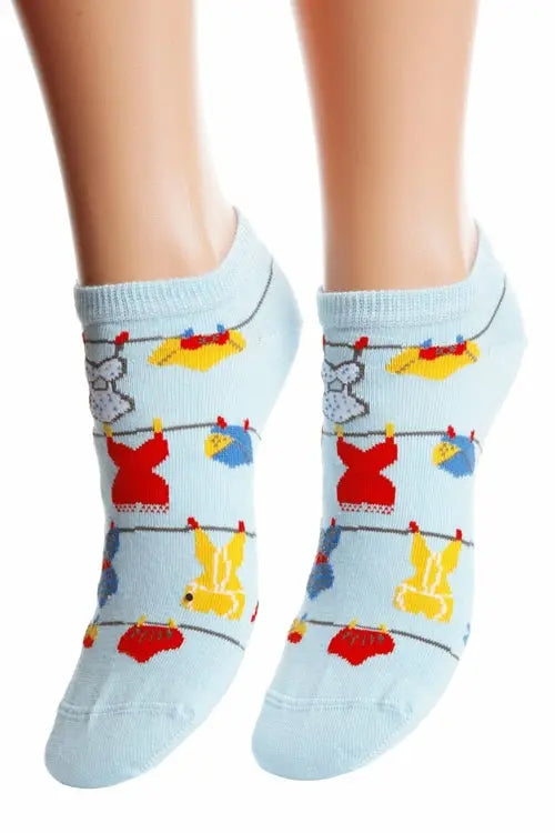 BEACH BODY light blue cotton socks for women Amazing Hot Prices For You
