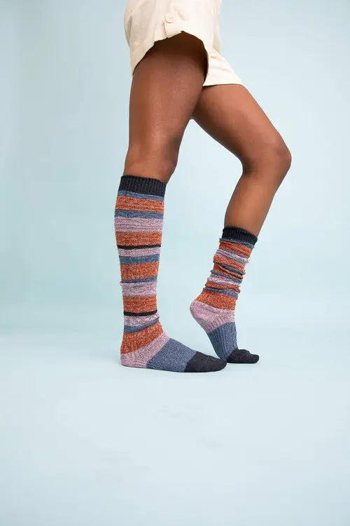 Boho Stripe Boot Socks Amazing Hot Prices For You