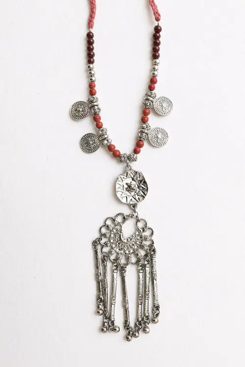 Charm Medallion with Back Lariat Necklace Amazing Hot Prices For You