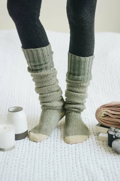 Cozy Ribbed Knit Lounge Socks Amazing Hot Prices For You