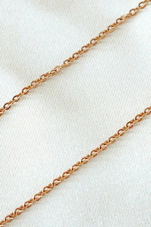 18 Karats Rose Gold Filled Necklace Amazing Hot Prices For You