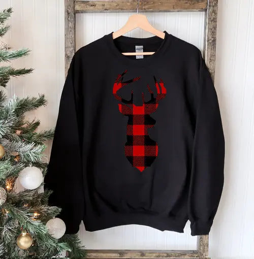 Christmas Deer Sweatshirt Amazing Hot Prices For You