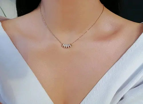 18 Karats Rose Gold Filled Necklace Amazing Hot Prices For You