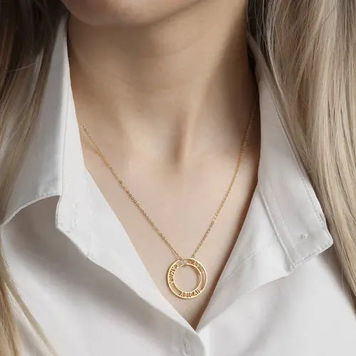 Mom Necklace 4 Kids, Mom Jewelry With Kids Name, 3 Name Necklace Amazing Hot Prices For You