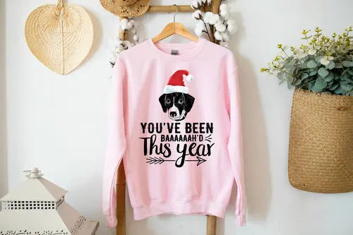 You've Been Baaah'd This Year Christmas Sweatshirt Amazing Hot Prices For You