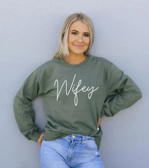 Wifey Sweatshirt Amazing Hot Prices For You