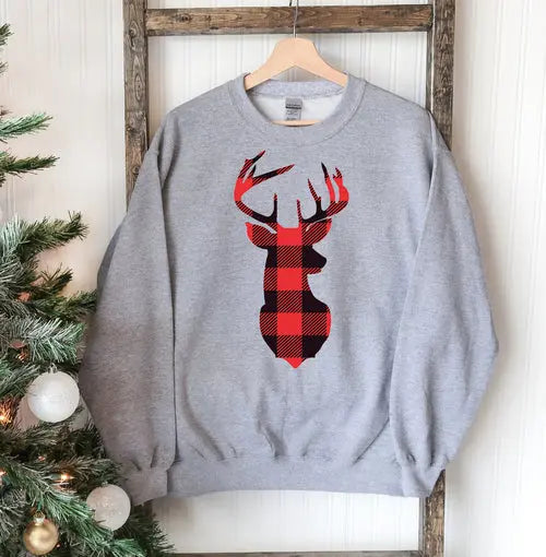 Christmas Deer Sweatshirt Amazing Hot Prices For You