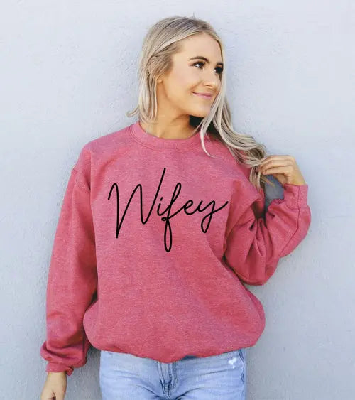 Wifey Sweatshirt Amazing Hot Prices For You