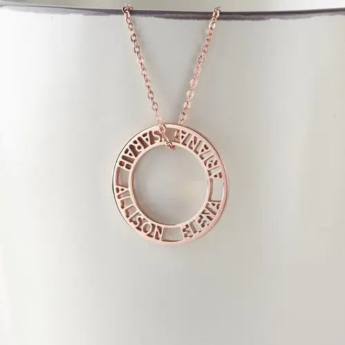 Mom Necklace 4 Kids, Mom Jewelry With Kids Name, 3 Name Necklace Amazing Hot Prices For You