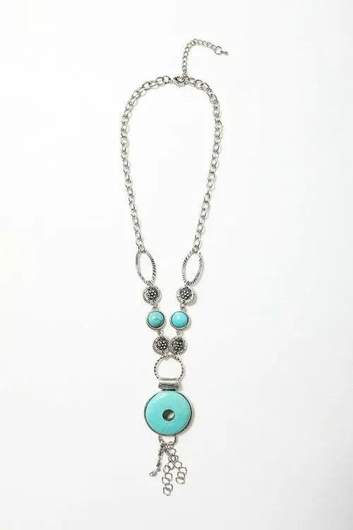 Eyelet Turquoise Necklace Amazing Hot Prices For You
