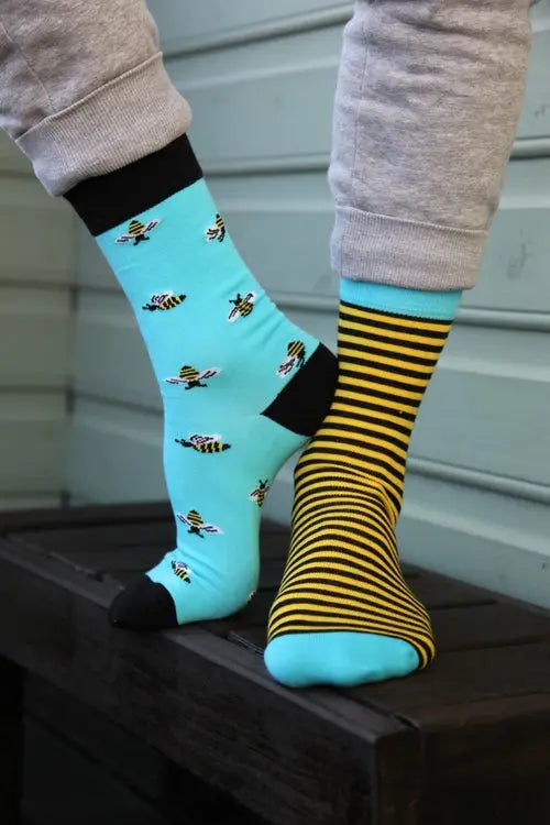 BUG men's socks with bees Amazing Hot Prices For You