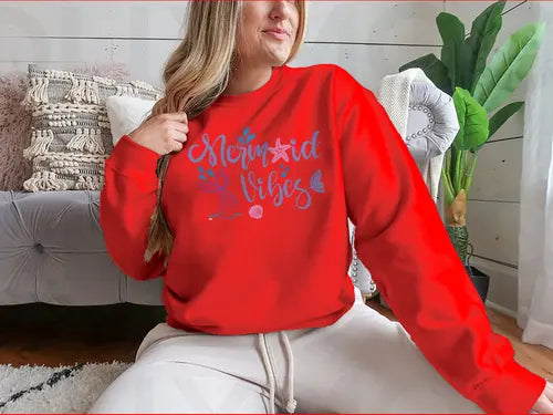Mermaid Vibes Decorative Design For Sweatshirt Amazing Hot Prices For You