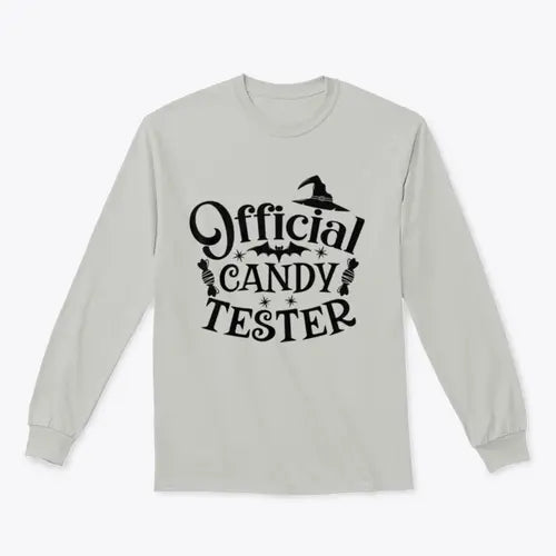 Official Candy Tester Vector Halloween Design for Sweatshirt - Amazing Hot Prices For You