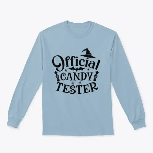 Official Candy Tester Vector Halloween Design for Sweatshirt - Amazing Hot Prices For You