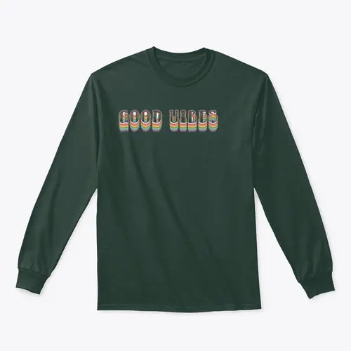 Retro Good Vibes Illustration Design for Sweatshirt Amazing Hot Prices For You