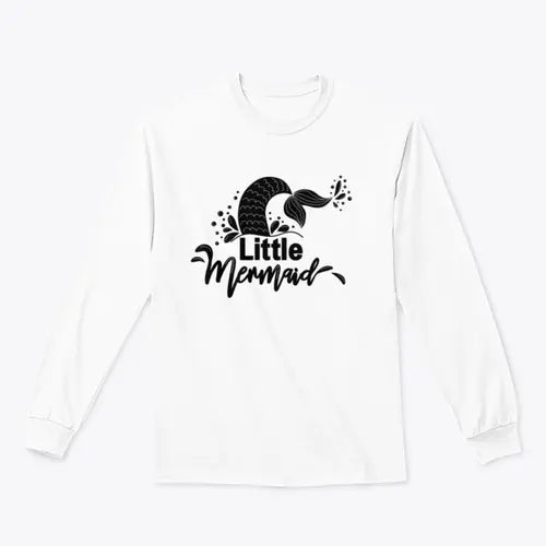 A Cute Mermaid Tail Calligraphy Design for Sweatshirt - Amazing Hot Prices For You