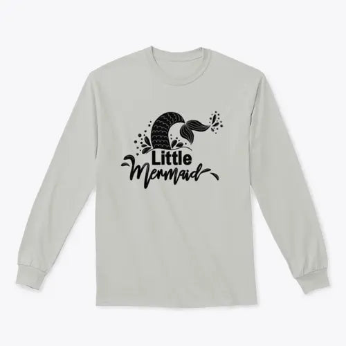 A Cute Mermaid Tail Calligraphy Design for Sweatshirt - Amazing Hot Prices For You