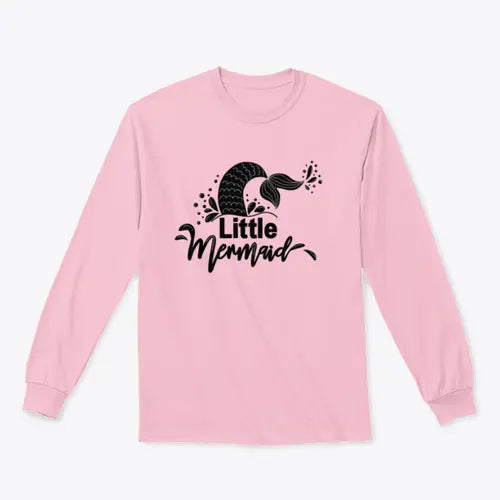 A Cute Mermaid Tail Calligraphy Design for Sweatshirt - Amazing Hot Prices For You