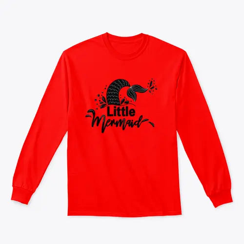 A Cute Mermaid Tail Calligraphy Design for Sweatshirt - Amazing Hot Prices For You