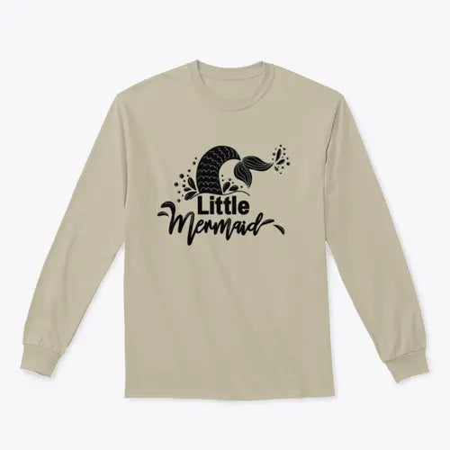 A Cute Mermaid Tail Calligraphy Design for Sweatshirt - Amazing Hot Prices For You