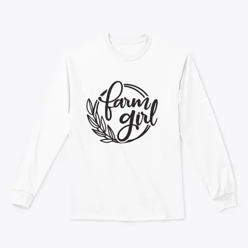 Farm Girl Logo Design for Sweatshirt Amazing Hot Prices For You