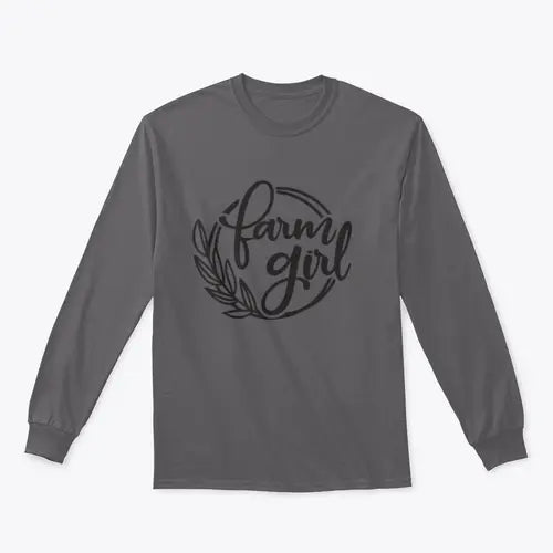 Farm Girl Logo Design for Sweatshirt Amazing Hot Prices For You