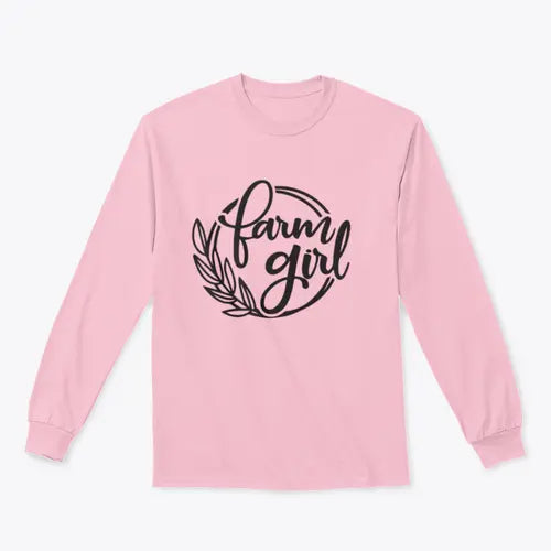 Farm Girl Logo Design for Sweatshirt Amazing Hot Prices For You